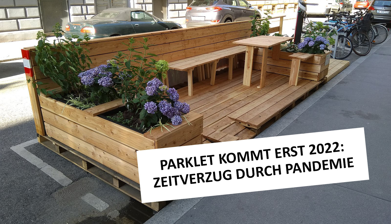 Parklet im Verzug