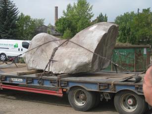 Transport Findlinge_Wagen 1