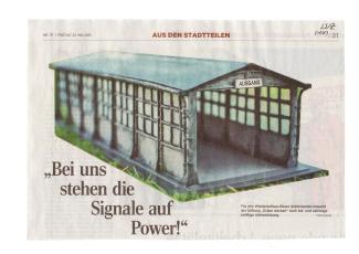 Bei uns stehen die Signale auf Power, Teil 1