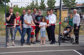 Eröffnung Ballspielfeld